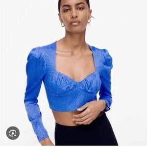 Zara crop top brand new